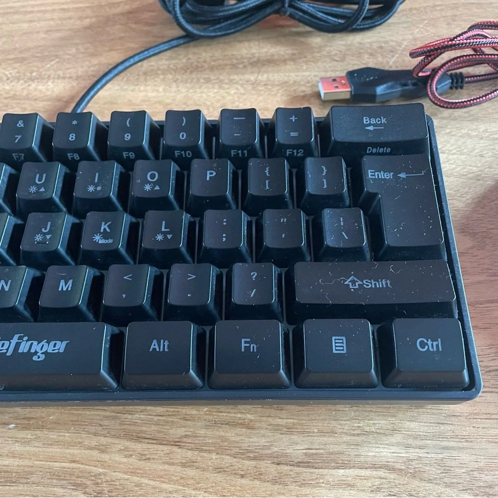 EUC Bluefinger gaming keyboard and mouse set